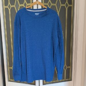 Architect Jean Company Bright Blue Graphic Label Tee